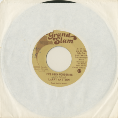 I've Been Wondering / The Hardest Thing I Do (1978)