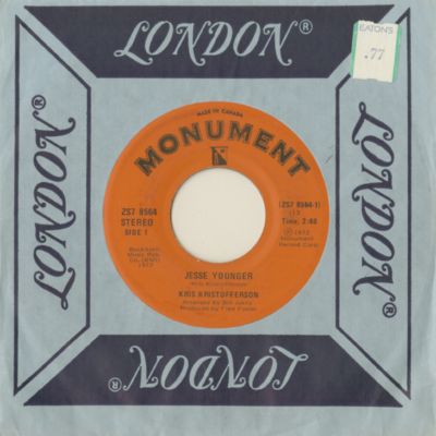 Jesse Younger / Give It Time To Be Tender