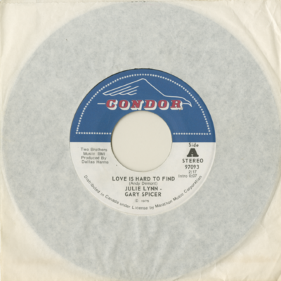 Love Is Hard To Find / Above The River (1975)