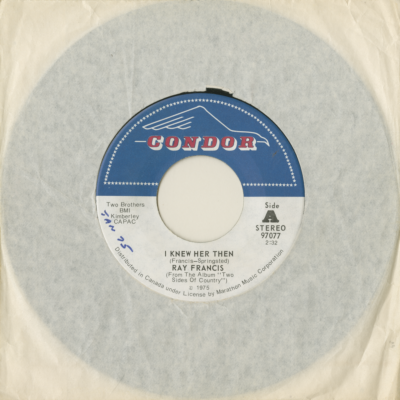 I Knew Her Then / Just Let Me Know (1975)