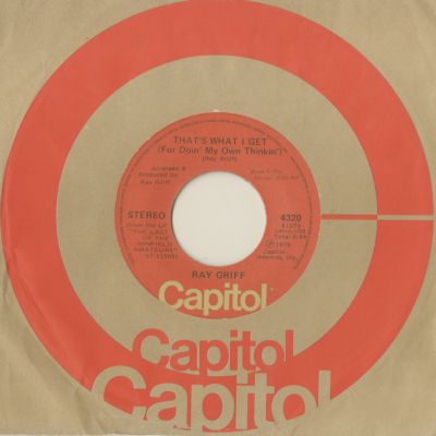 That's What I Get For Doin My Own Thinking / Falling