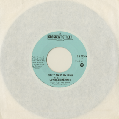 Don't Twist My Mind / Cause The World Is Mine (1971)