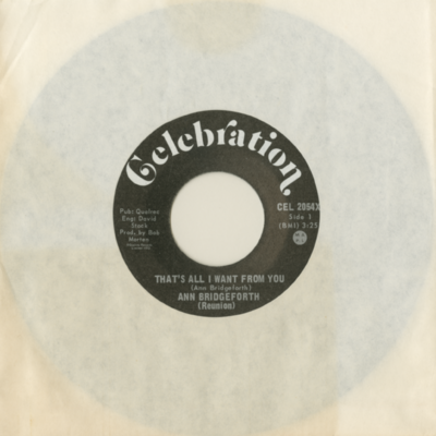 That's All I Want From You / I'm Doin Allright (1972)