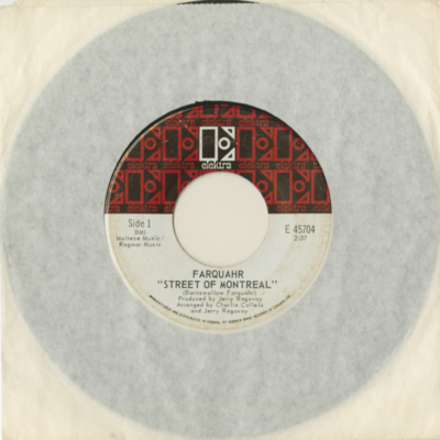 Streets Of Montreal / Mush Too Nice A Day (1970)