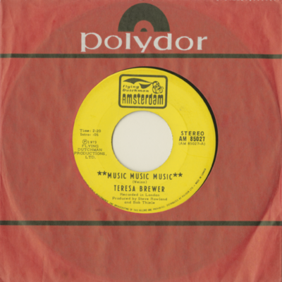 Music Music Music / School Days (1973)