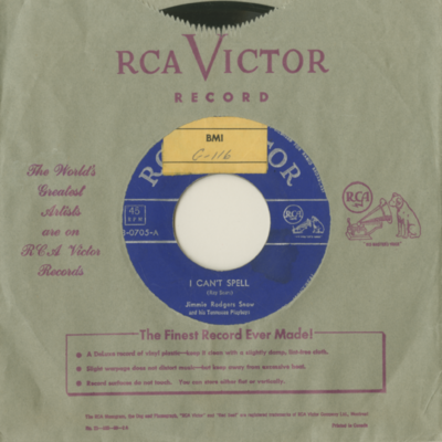 I Can't Spell / Love Me (1954)