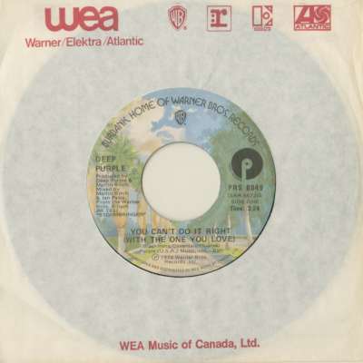 You Can't Do It Right With The One You Love / High Ball Shooter (1974)