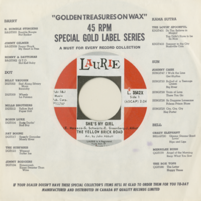 She's My Girl / Stone Soup (1970)