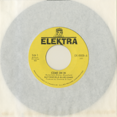 Come On In / I've Got A Mind To Give Up Living (1966)