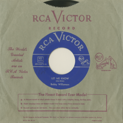 Let Me Know / Bummin Around (1953)