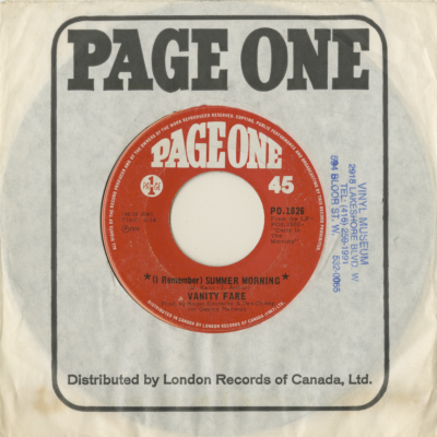 I Remember Summer Morning / Megowd Something Tells Me (1970)