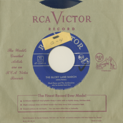 The Glory Land March / In Daddy's Footsteps (1953)