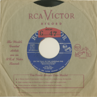 On The Trail Of The Lonesome Pine / Little Jeannie (1952)