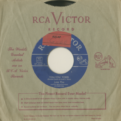 Tom Tom Yodel / I'll Be Waiting Patiently (1952)