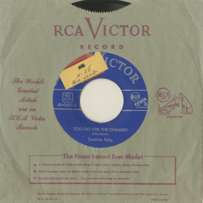 Too Fat For The Chimney / I Wanna Do Something For Santa Claus (1953)