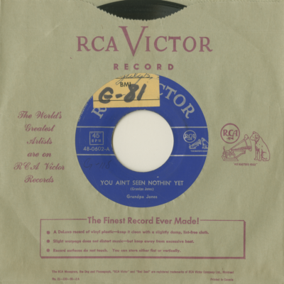 You Ain't Seen Nothing Yet / You're Never Too Old For Love (1953)