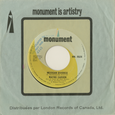 Mexican Divorce / Just As Gone (1971)