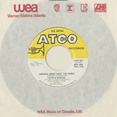 America What Have You Done / Song For Joane (1973)