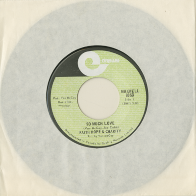 So Much Love / Let's Try It Over (1970)