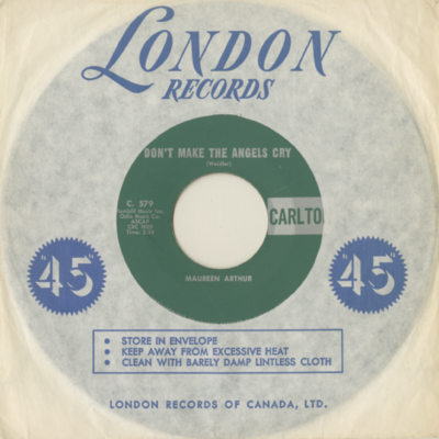 Don't Make The Angels Cry / What Does He Do With Her (1962)