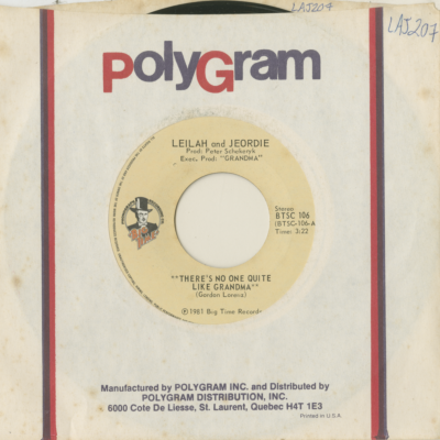 There's No One Quite Like Grandma / Sing Along Version (1981)