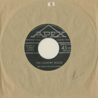 The Country Waltz / Anne Marie Reel