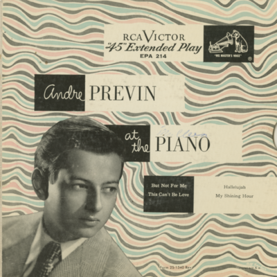 Andre Previn At The Piano