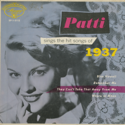 Patti Sings The Hits Of 1937
