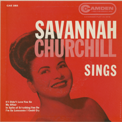 Savannah Churchill Sings (1955)