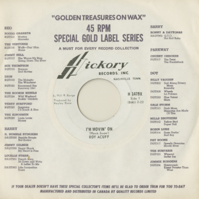 I'm Moving On / I Love You Because