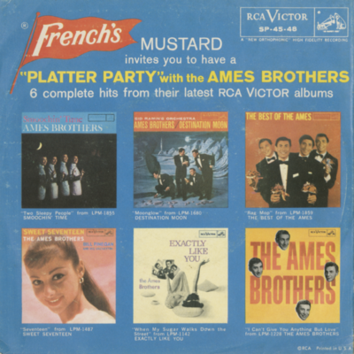 French's Mustard Platter Party With The Ames Brothers (1958)