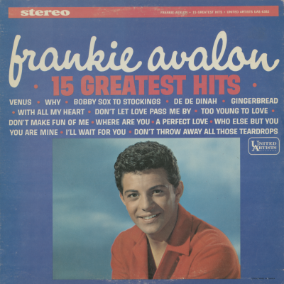 Frankie Avalon 15 Greatest Hits