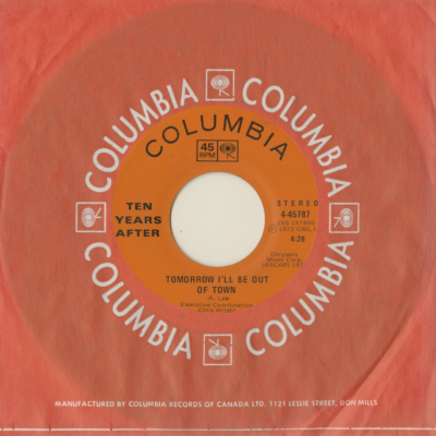 Tomorrow I'll Be Out Of Town / Convention Prevention