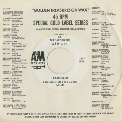 Enamorado / Things We Said Today