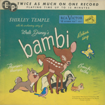 Shirley Temple Tells The Story Of Walt Disney's Bambi (1952)