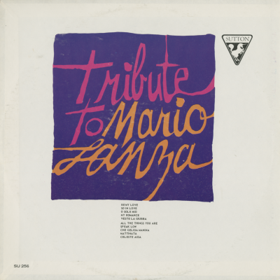 Tribute To Mario Lanza