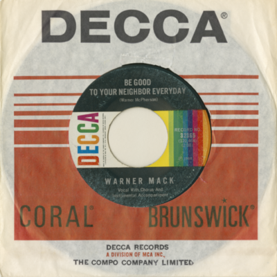 Be Good To Your Neighbor Everybody / Pray For Your Country