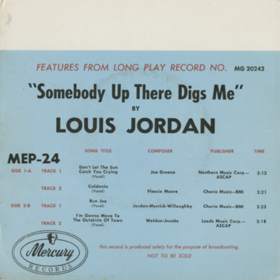 Somebody Up There Digs Me