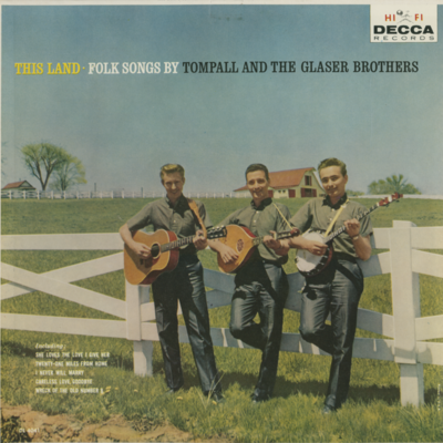This Land Folk Songs By Tompall And The Glaser Brothers