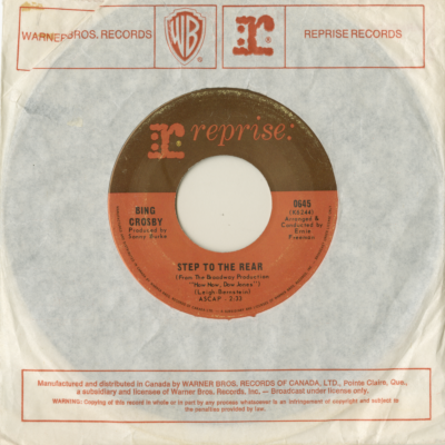 Step To The Rear / What Do We Do With The World