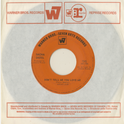 Don't Tell Me You Love Me / Raindrops Keep Falling On My Head