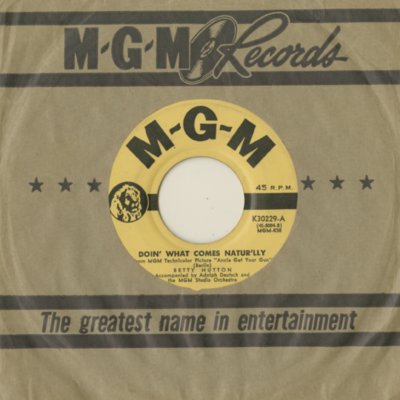 Doin What Comes Naturally / The Girl That I Marry