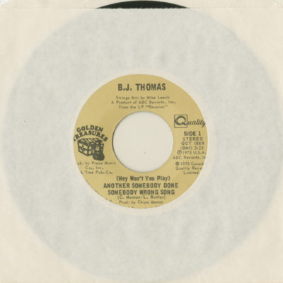 Another Somebody Done Somebody Wrong Song / City Boys