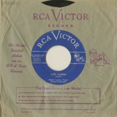 Ave Maria / I'll Walk With God (1955)