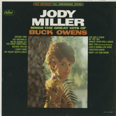 Jody Miller Sings The Great Hits Of Buck Owens