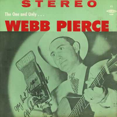 The One And Only Webb Pierce (2nd Cover)