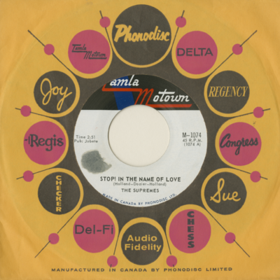 Stop! In The Name Of Love / I'm In Love Again (1965)