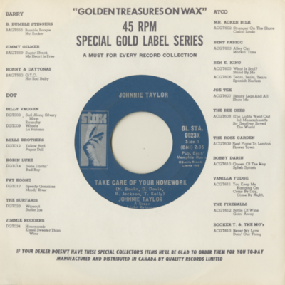 Take Care Of Your Homework / Hold On This Time