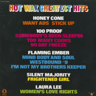 Hot Wax Greatest Hits (1972)