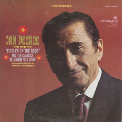 Jan Peerce Songs From Fiddler On The Roof